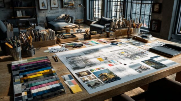 Процесс работы студии дизайна: этапы, сроки и контроль