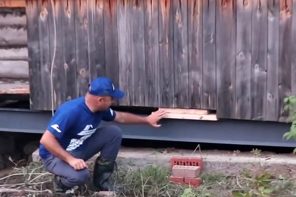 Как поднять баню для замены венцов или ремонта фундамента