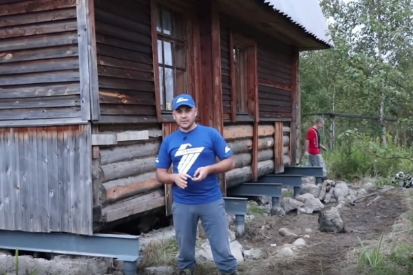 Как поднять баню для замены венцов или ремонта фундамента