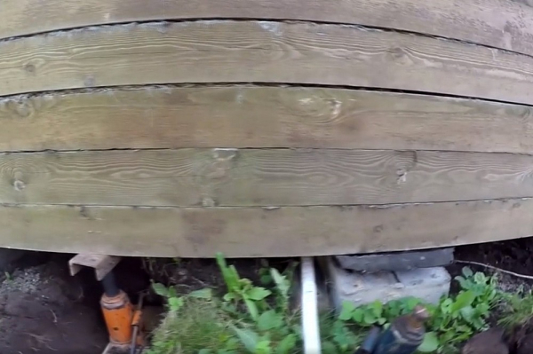 Как поднять баню для замены венцов или ремонта фундамента