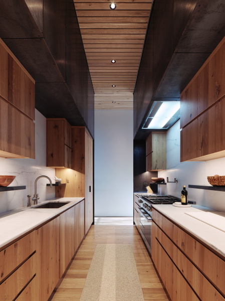 Минималистская вилла в пустынном ландшафте