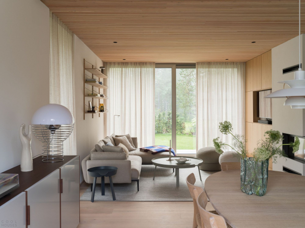 Современный скандинавский дом с гармоничным дизайном