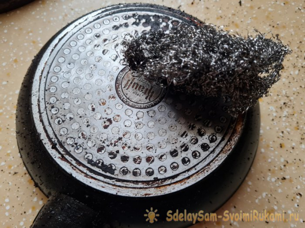 Как и чем дешево удалить многодневный нагар