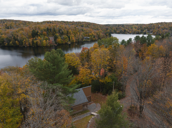 Шале, вдохновленное морфологией места