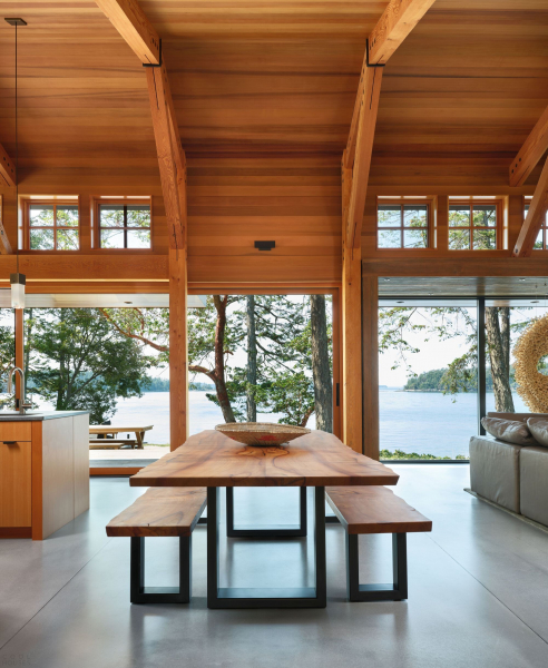 Островной дом с деревенским шиком