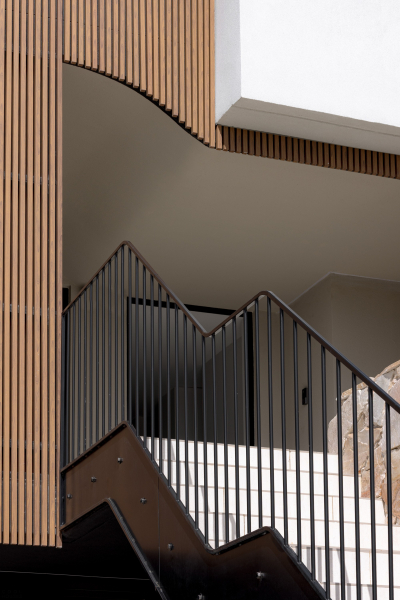 Резиденция с многоуровневыми пространствами