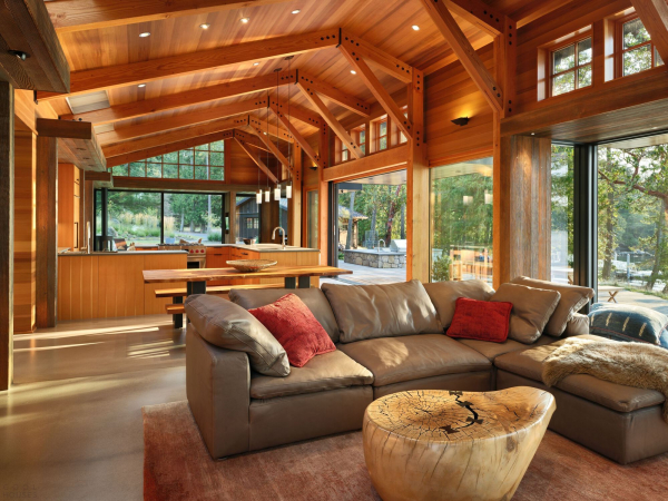 Островной дом с деревенским шиком