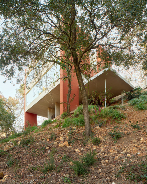 Дом, адаптированный к экстремально крутому склону Дом, адаптированный к экстремально крутому склону